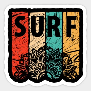 Surf mandala Sticker